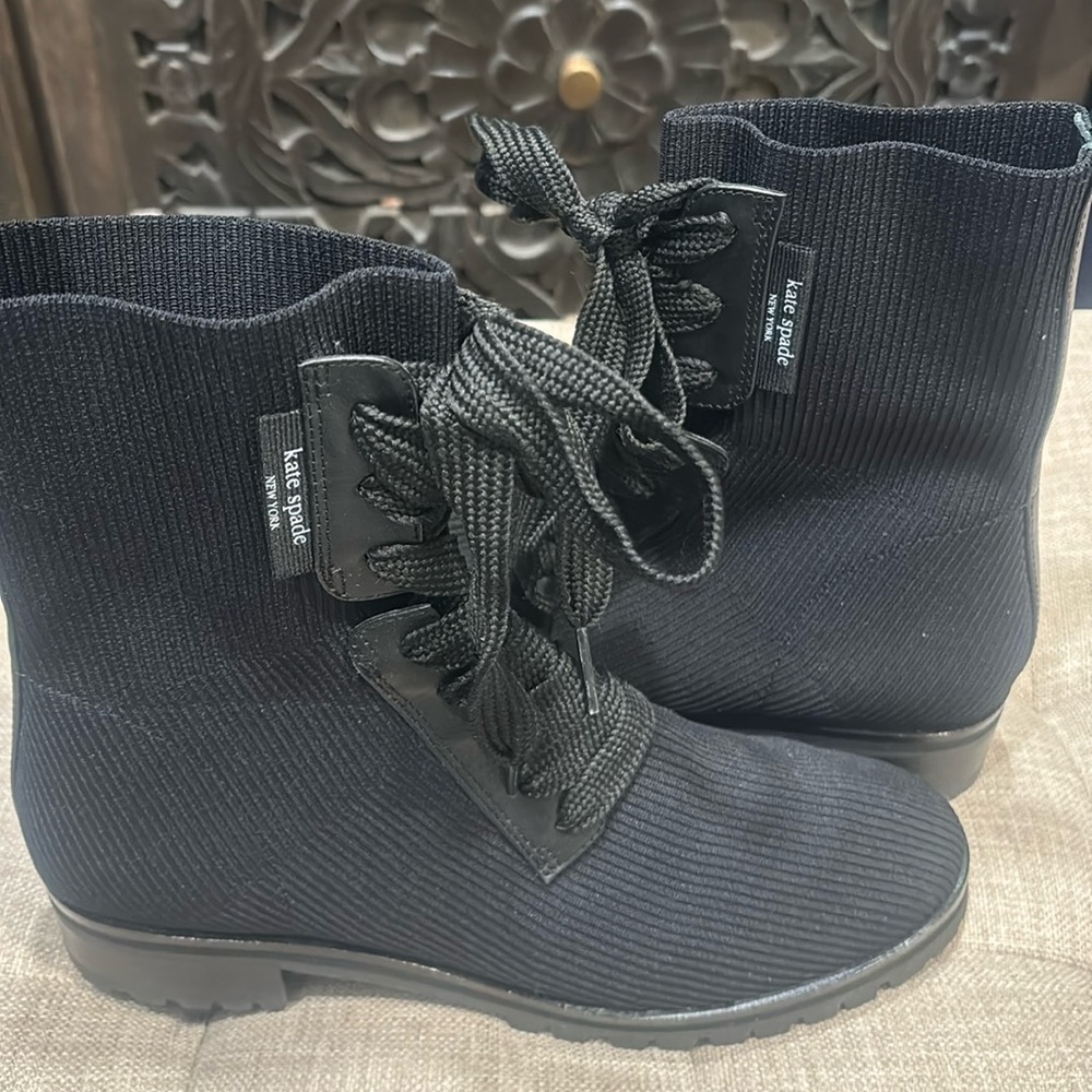 Kate Spade Merigue Combat Boots